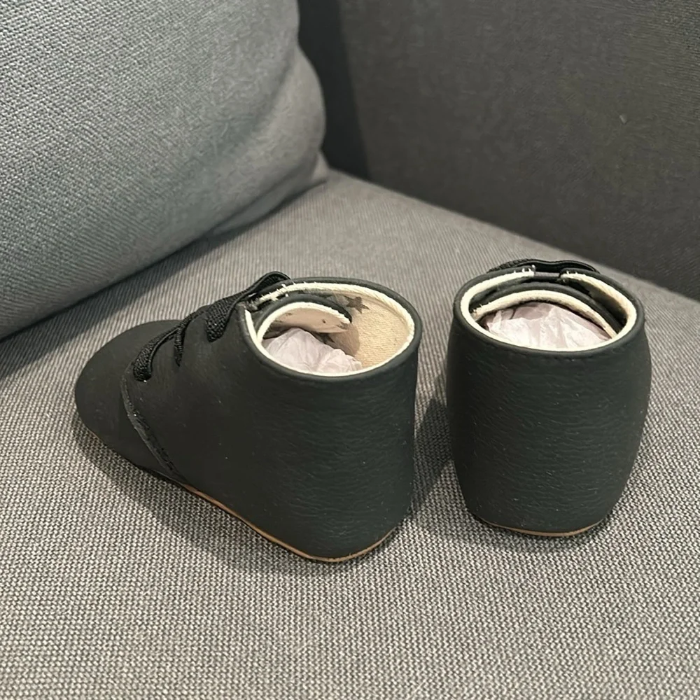 Ju-Ju-Be Chukka Boot Baby Shoes Size 3 Black